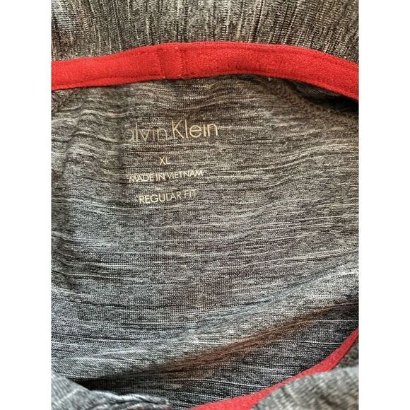 Calvin Klein Mens XL Polo Shirt Gray Short Sleeve - Picture 8 of 12
